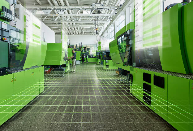 Engel-Austria, Visuelle Darstellung Digitalisierung, Maschinenkommunikation, Industriefotografie Christian Vorhofer