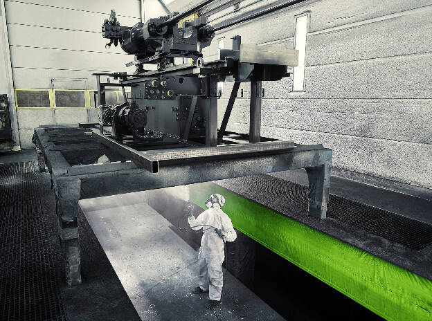 Arbeitssituationen-Lackieranlage