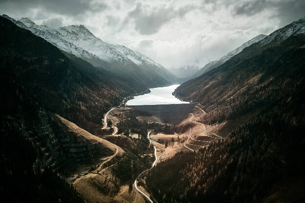 Speicherkraftwerk Kaunertal, Industriefotografie, Erneuerbare Energie, Kunde TIWAG